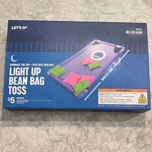 Light Up Bean Bag Toss - Purple